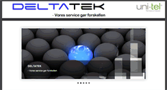 Desktop Screenshot of deltatek.dk