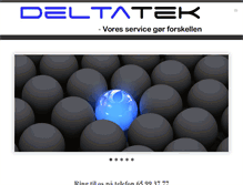 Tablet Screenshot of deltatek.dk